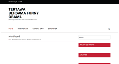 Desktop Screenshot of funnyobamas.com